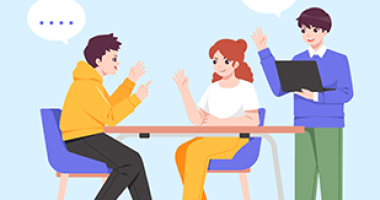 talk with client